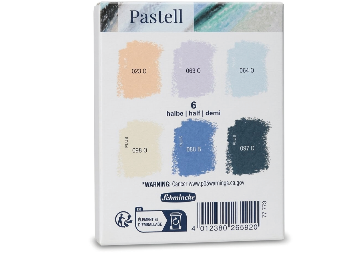 SCHMINCKE SOFTPASTELL-THEMENSET 6 × HALB HELLSTE/DUNKELSTE TÖNE 3