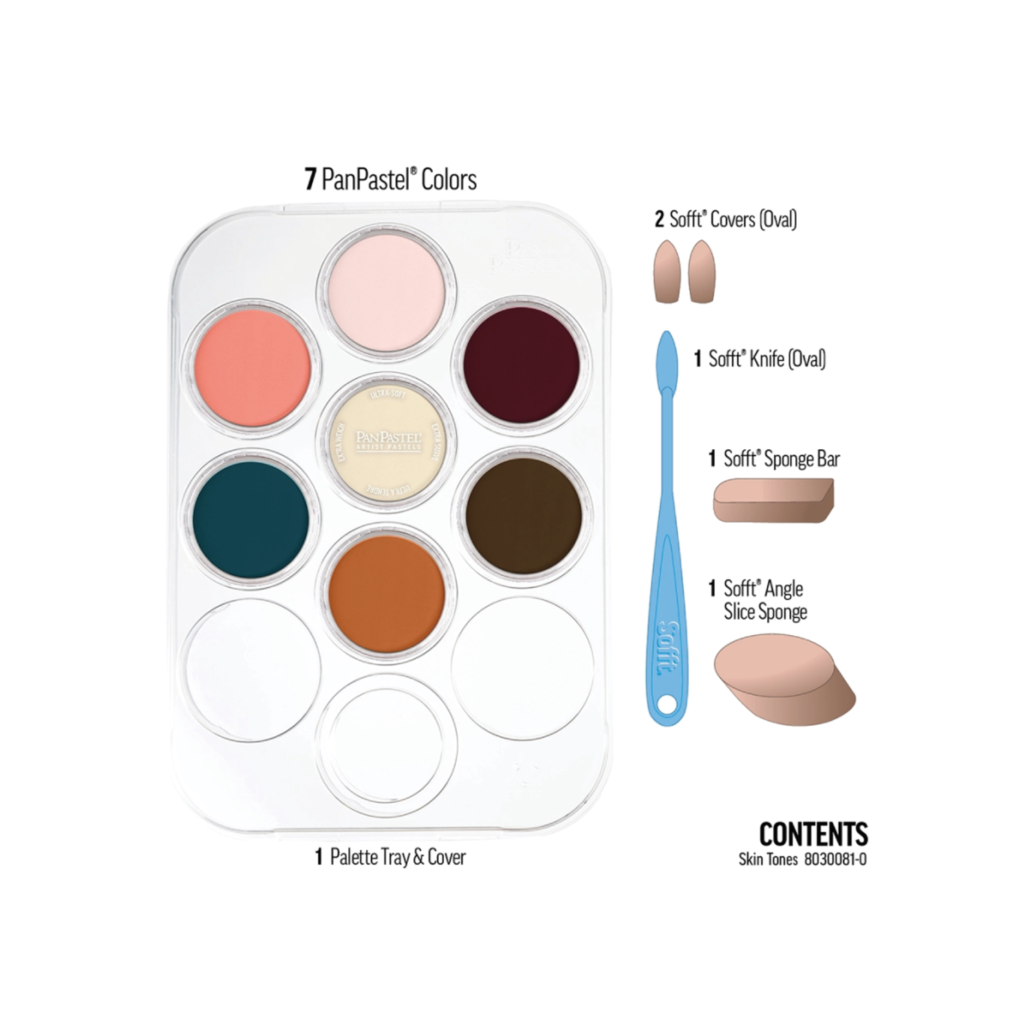 PANPASTEL SKINTONES STARTERKIT 7X 3