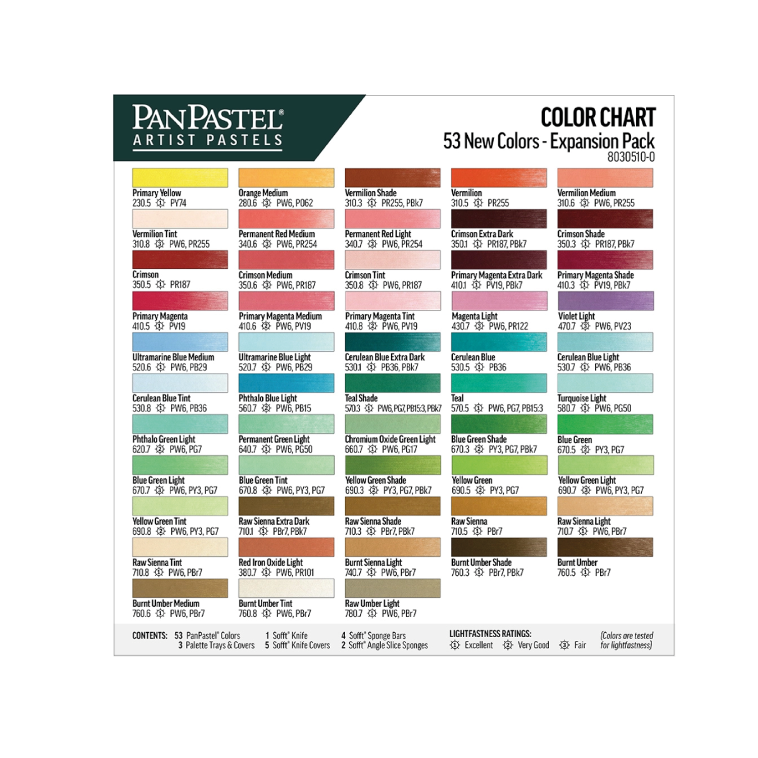 PANPASTEL SET EXPANSION PACK NEW COLORS 53X 3