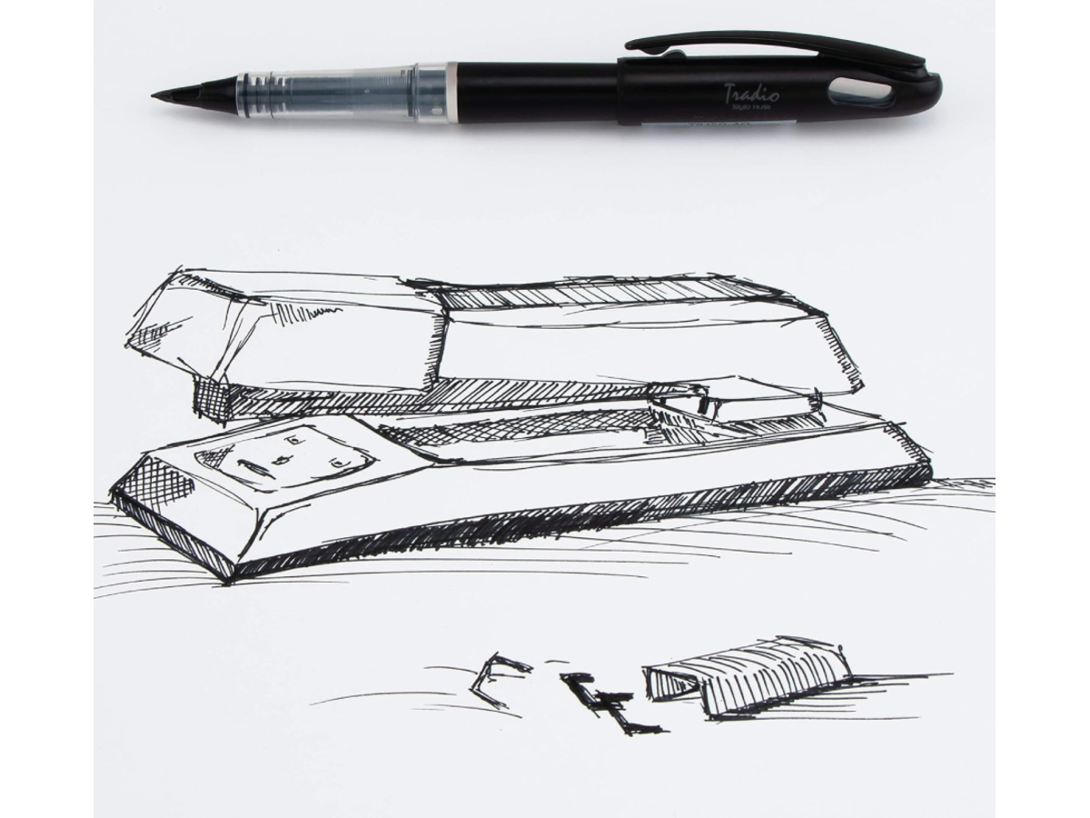 PENTEL TRADIO FINELINER TRJ50 VULPENPUNT ZWART 4