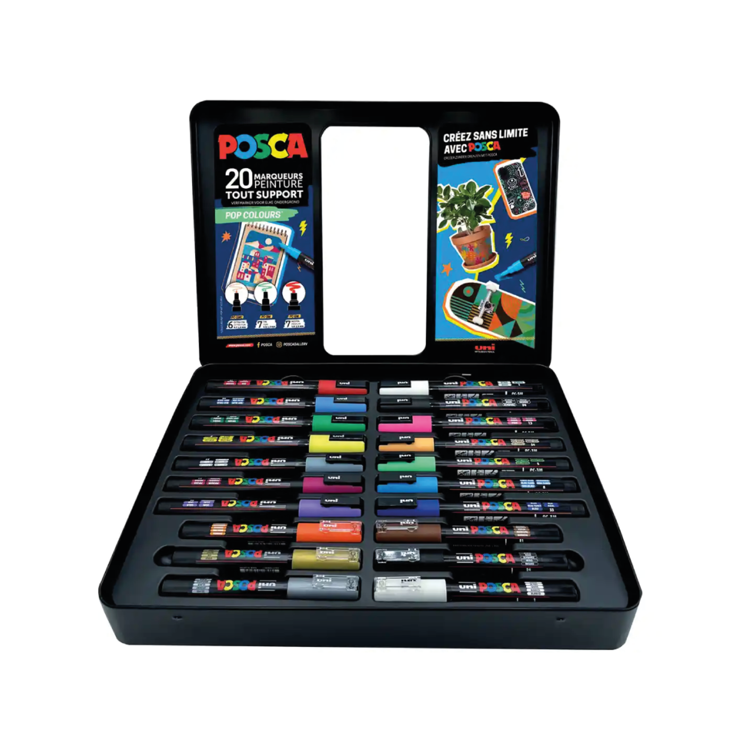 UNI POSCA MARKERSET POP 20STUKS 2