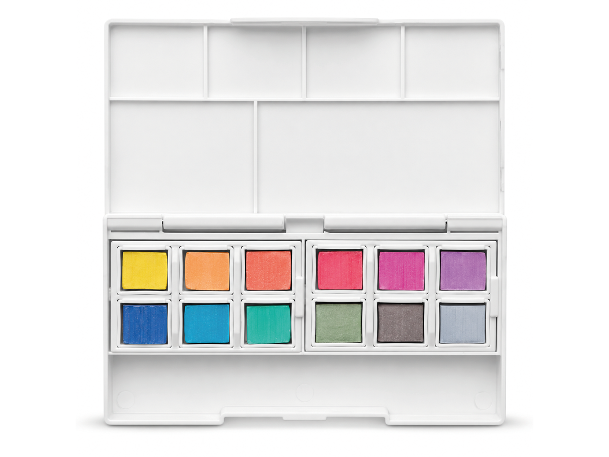 DERWENT PASTEL SHADES PAINT PAN 12ER SET 2