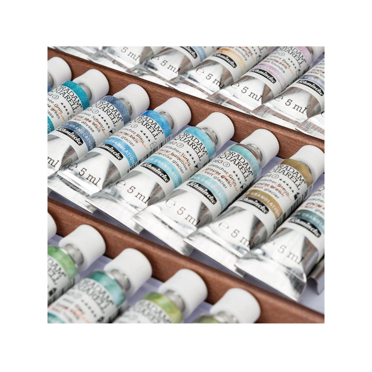 SCHMINCKE HORADAM SUPERGRANULATION AQUARELL HOLZKASTEN 50 X 5ML 4