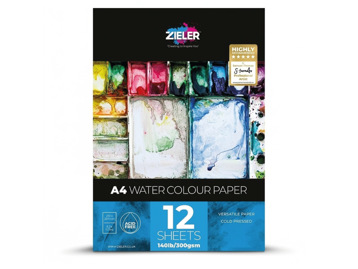 ZIELER WATERCOLOUR SET PAINTING INTRODUCTORY 30X 4