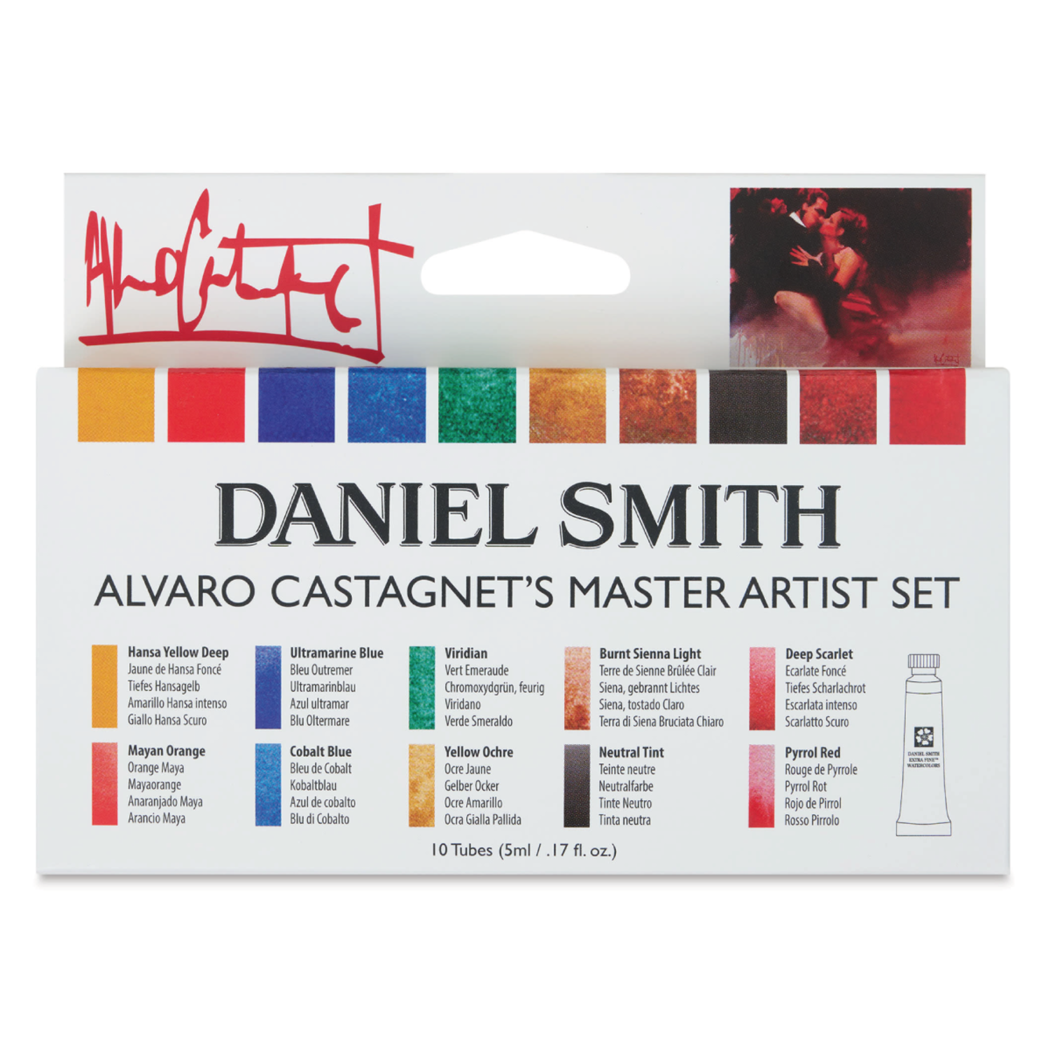 DANIEL SMITH ALVARO CASTAGNET MASTER ARTIST SET 10x5ML TUBE 2