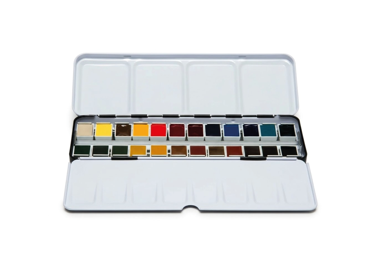 DANIEL SMITH WATERCOLOUR SET 24X 1/2 NAP 2