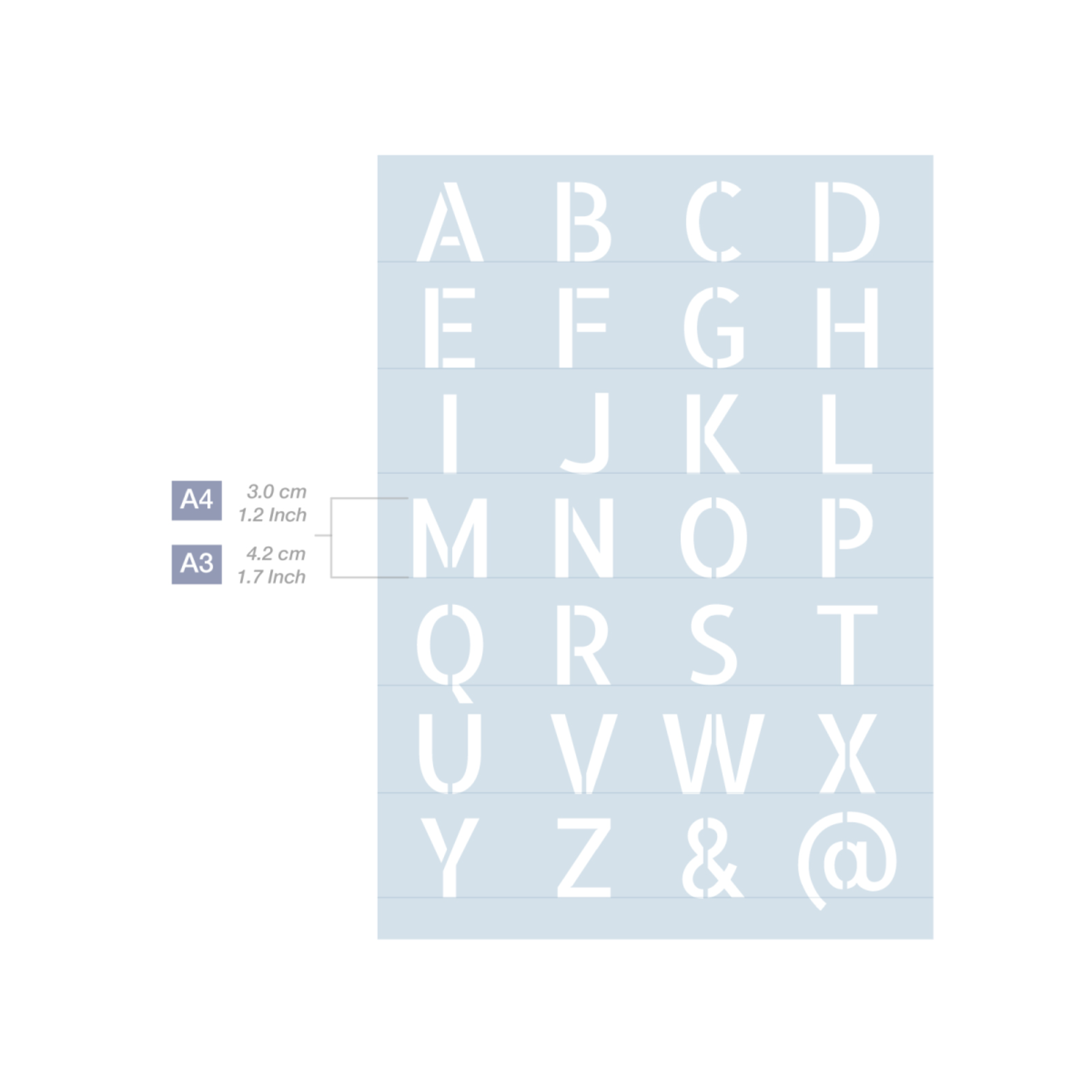 QBIX SCHABLONEN MODERN SET A3 3