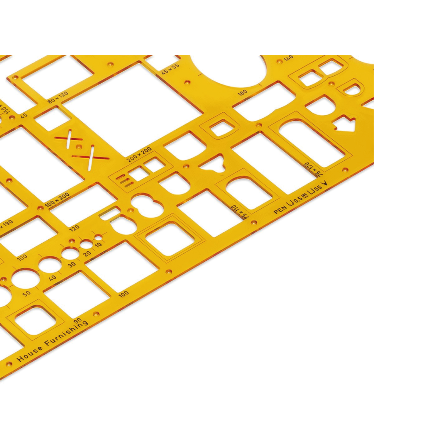 ARISTO 5063 MÖBELSCHABLONE 1:50 2