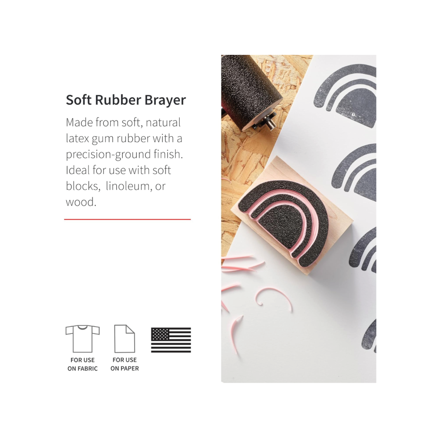 SPEEDBALL SOFT RUBBER INKTROLLER 5,08 CM 3