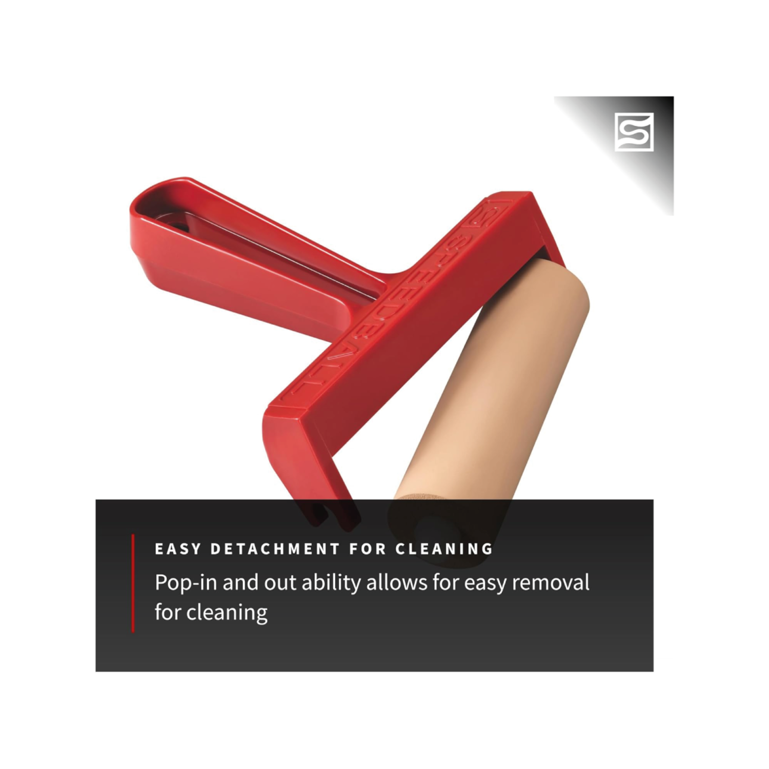 SPEEDBALL SOFT RUBBER POP-IN INKTROLLER 10,16 CM 3