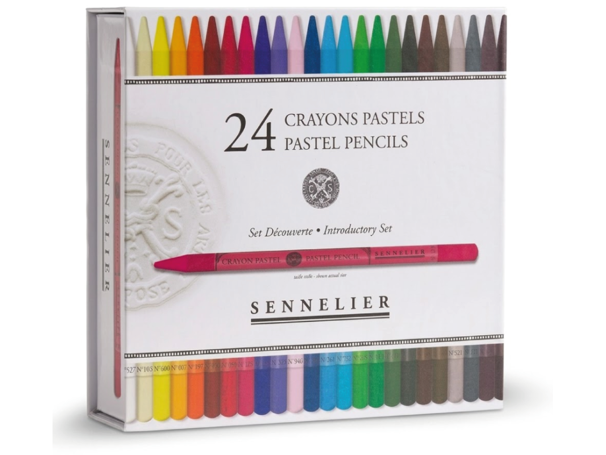 SENNELIER PASTELPOTLODEN SET ASSORTED 24X 2