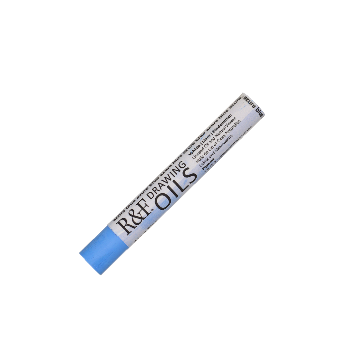 R&F DRAWING OIL STICK 12ML AZURE BLUE 102 3