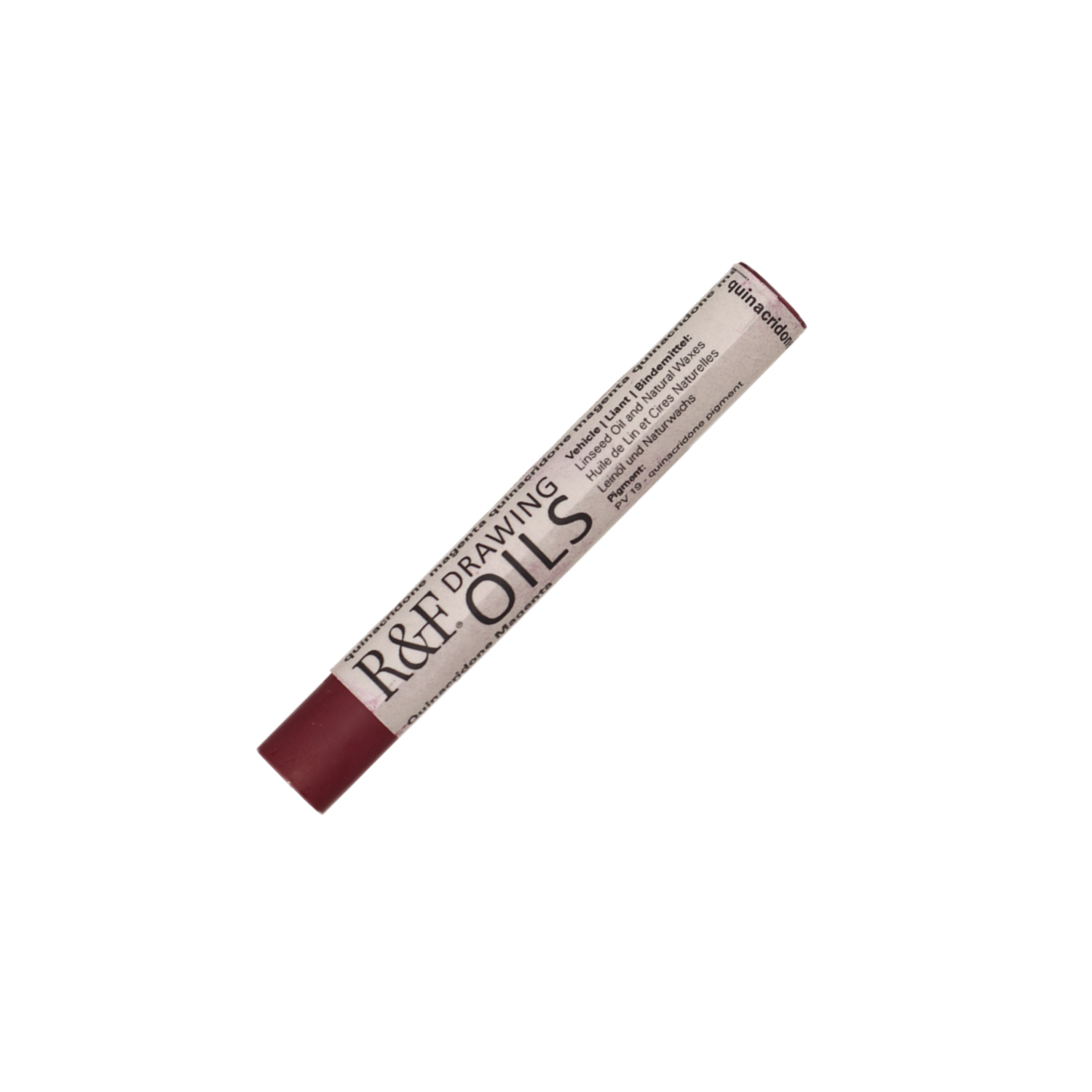 R&F DRAWING OIL STICK 12ML QUINACRIDONE MAGENTA 129 3