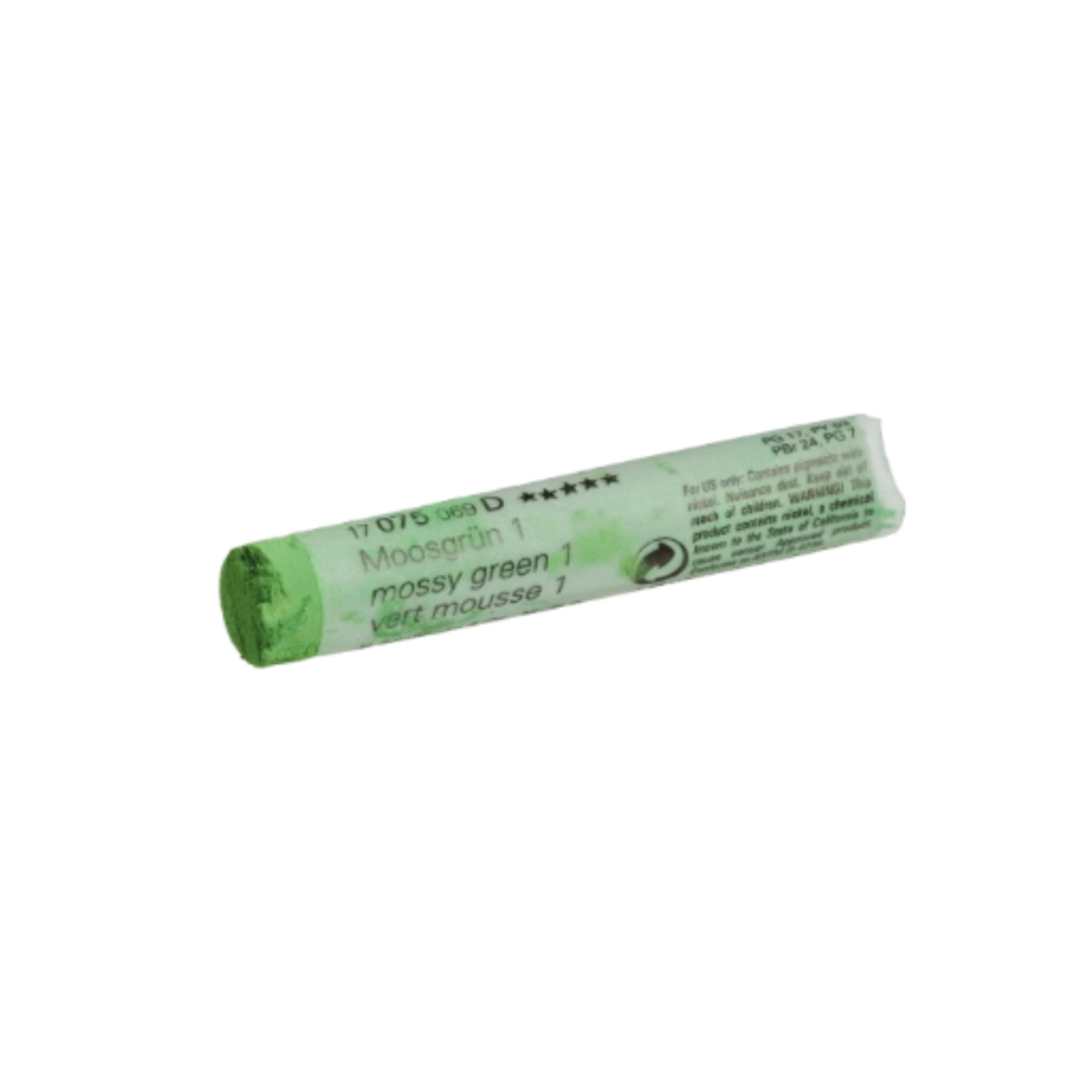 SCHMINCKE WEICHE KÜNSTLER PASTELLFARBE MOOSGRÜN 1 075D 3