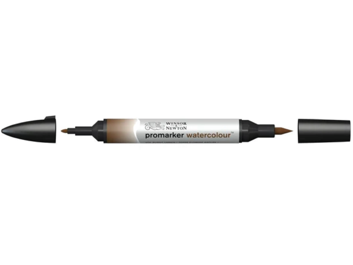 WINSOR & NEWTON PROMARKER WATERCOLOUR 076 BURNT UMBER 2