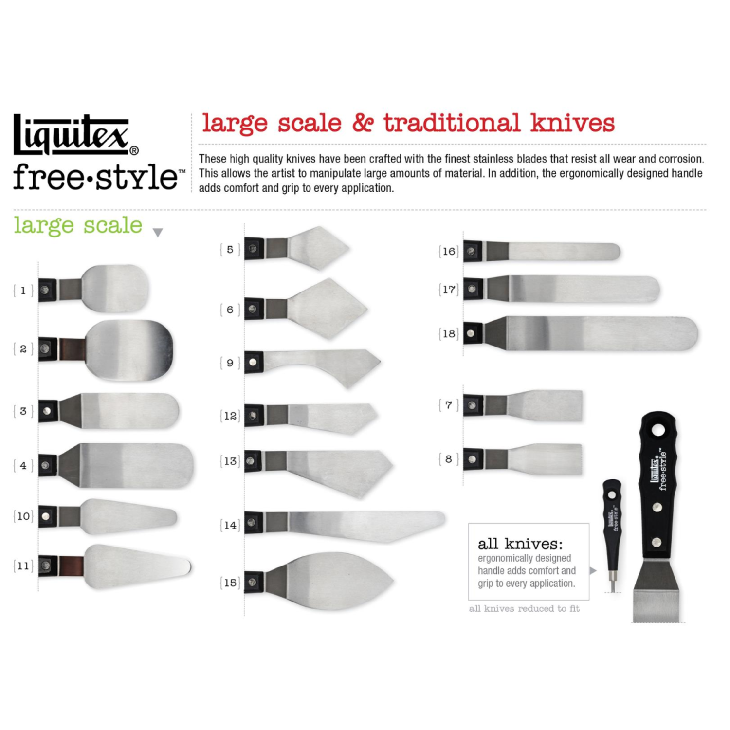 LIQUITEX FREESTYLE MALMESSER 3 2