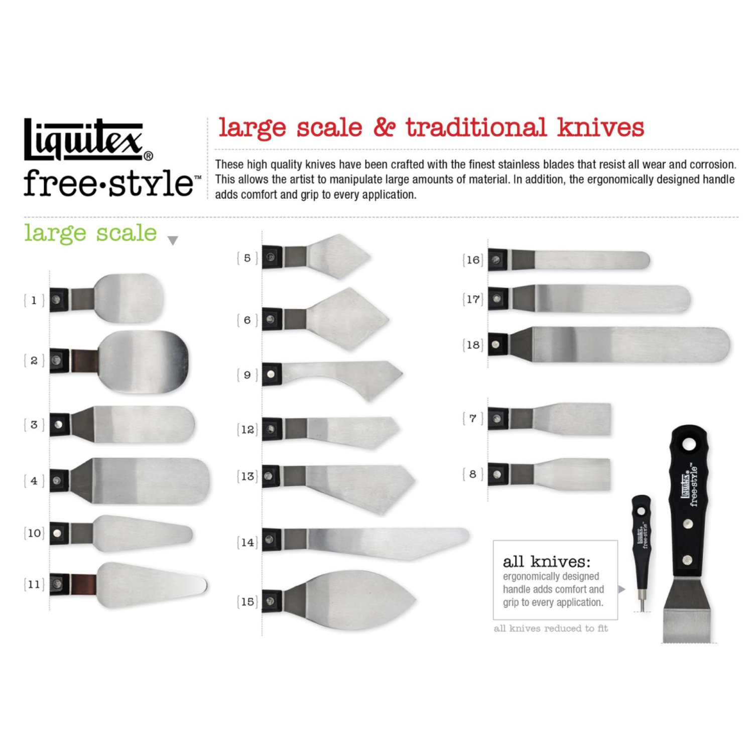 LIQUITEX MALMESSER  NR.11 2