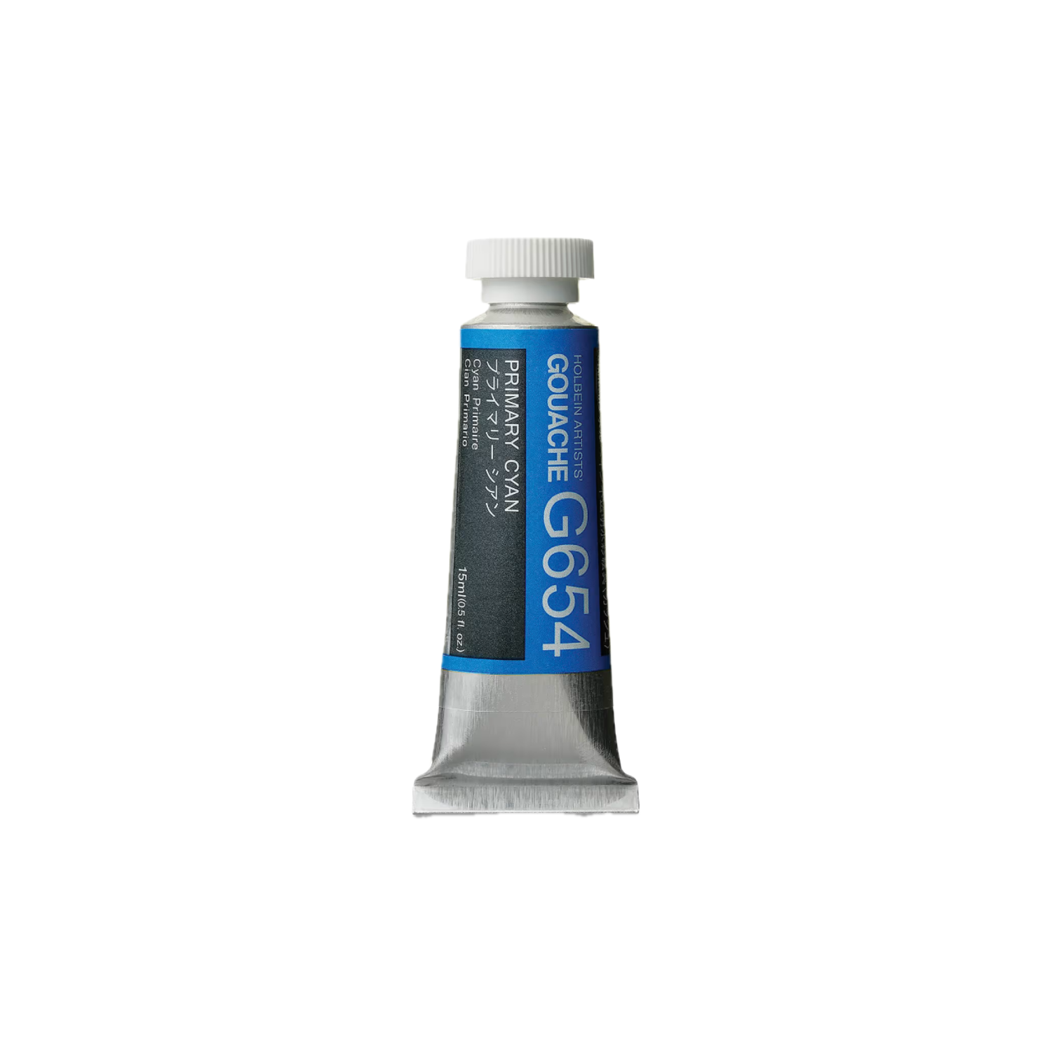 HOLBEIN ARTISTS' GOUACHE 15ML PRIMARY CYAN G654 3