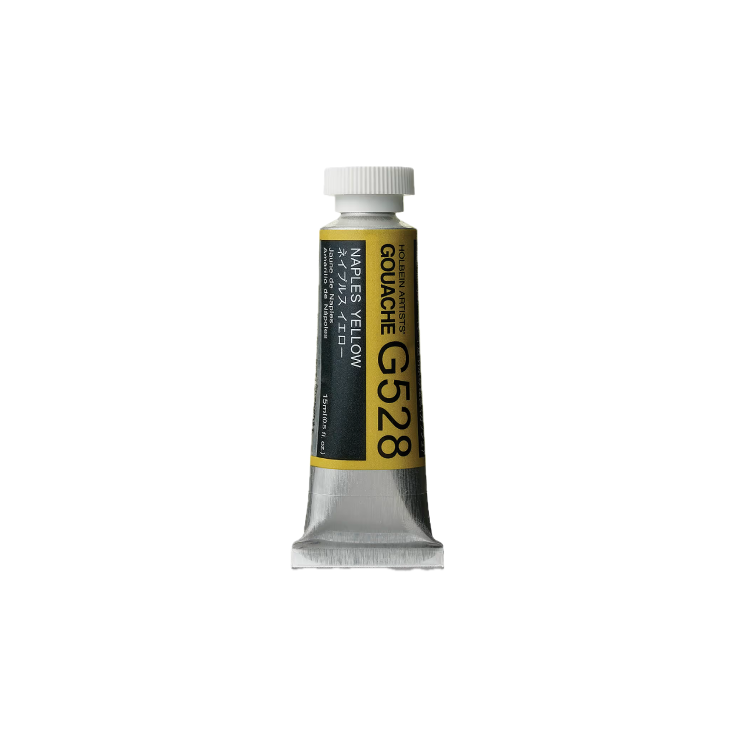 HOLBEIN ARTISTS' GOUACHE 15ML NAPLES YELLOW G528 3