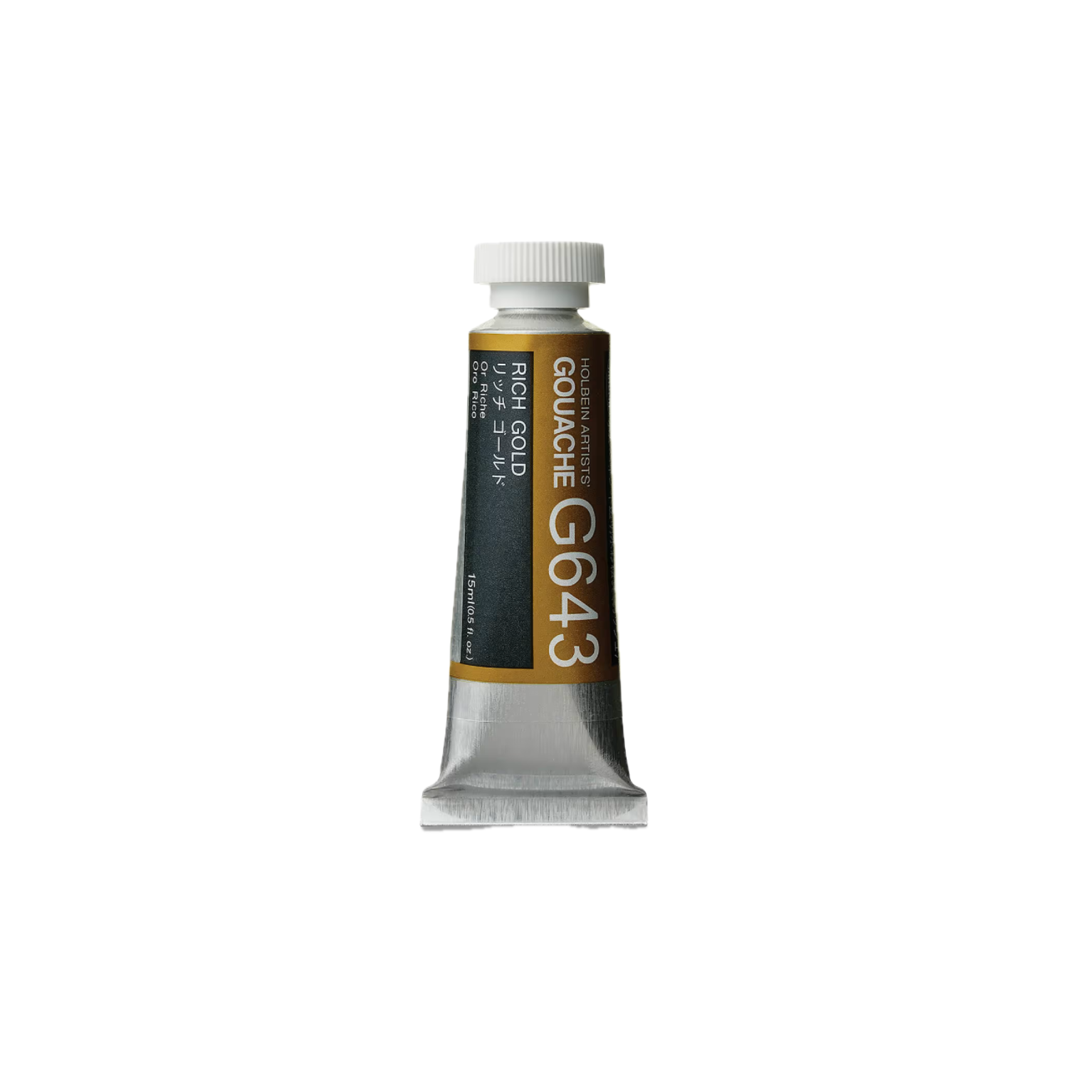 HOLBEIN ARTISTS' GOUACHE 15ML RICH GOLD G643 3