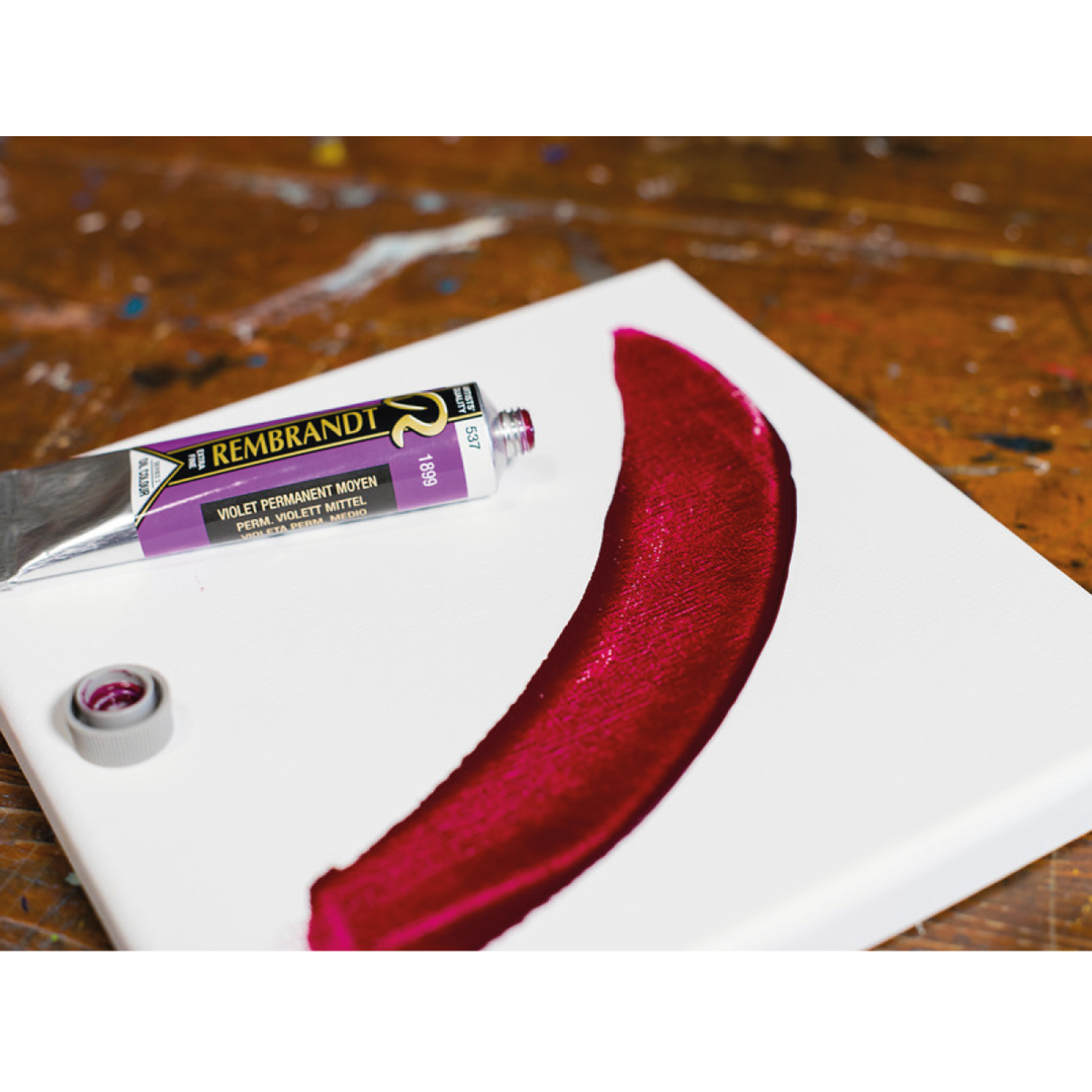 TALENS REMBRANDT ÖLFARBE 40ML PERMANENTVIOLETT MITTEL 537 4