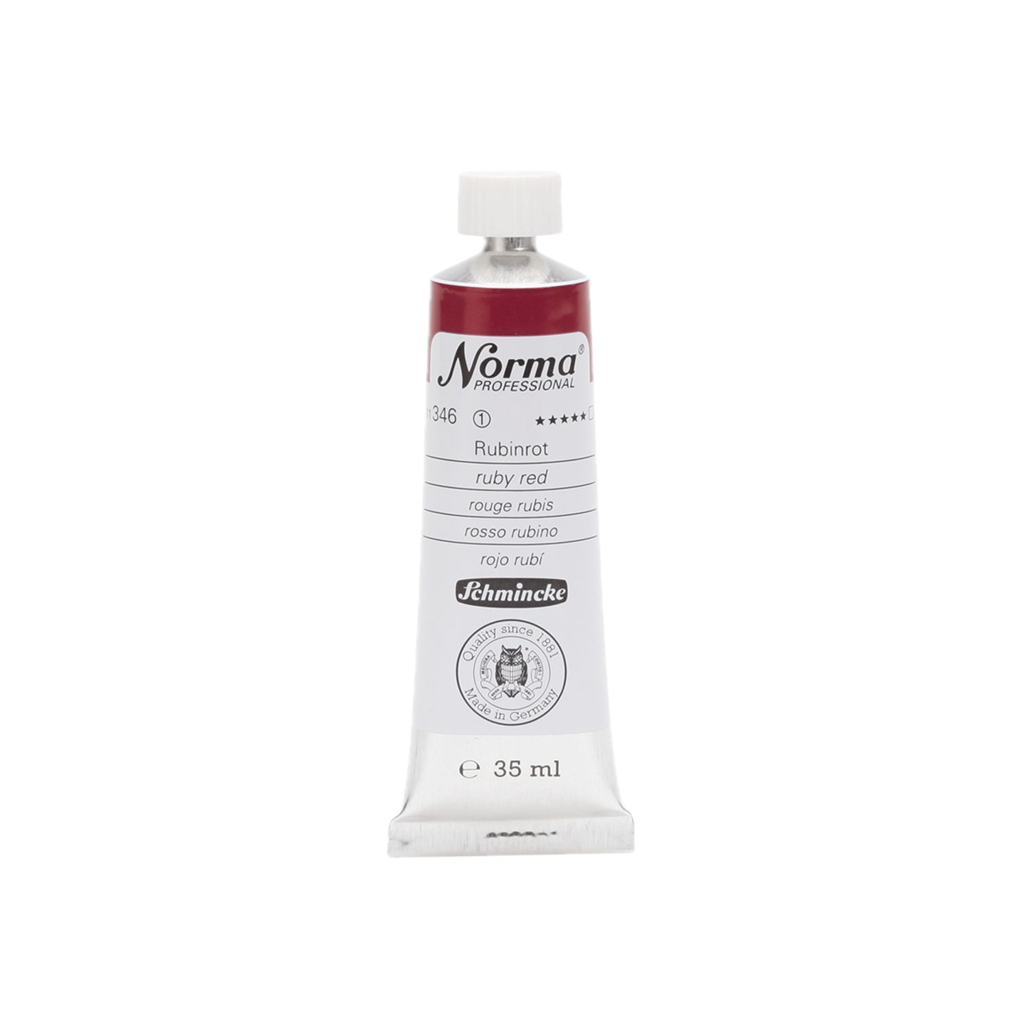SCHMINCKE NORMA ÖLFARBE  35ML S1 346 RUBINROT 3