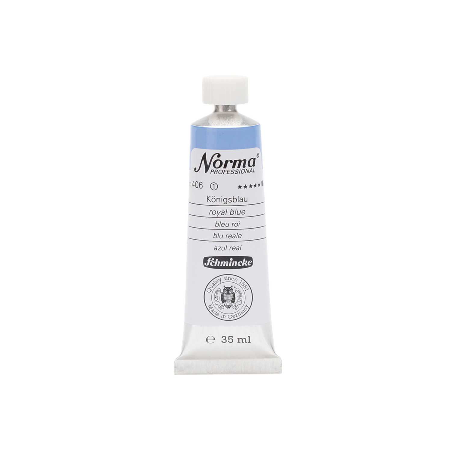 SCHMINCKE NORMA ÖLFARBE  35ML S1 406 KÖNIGSBLAU 3