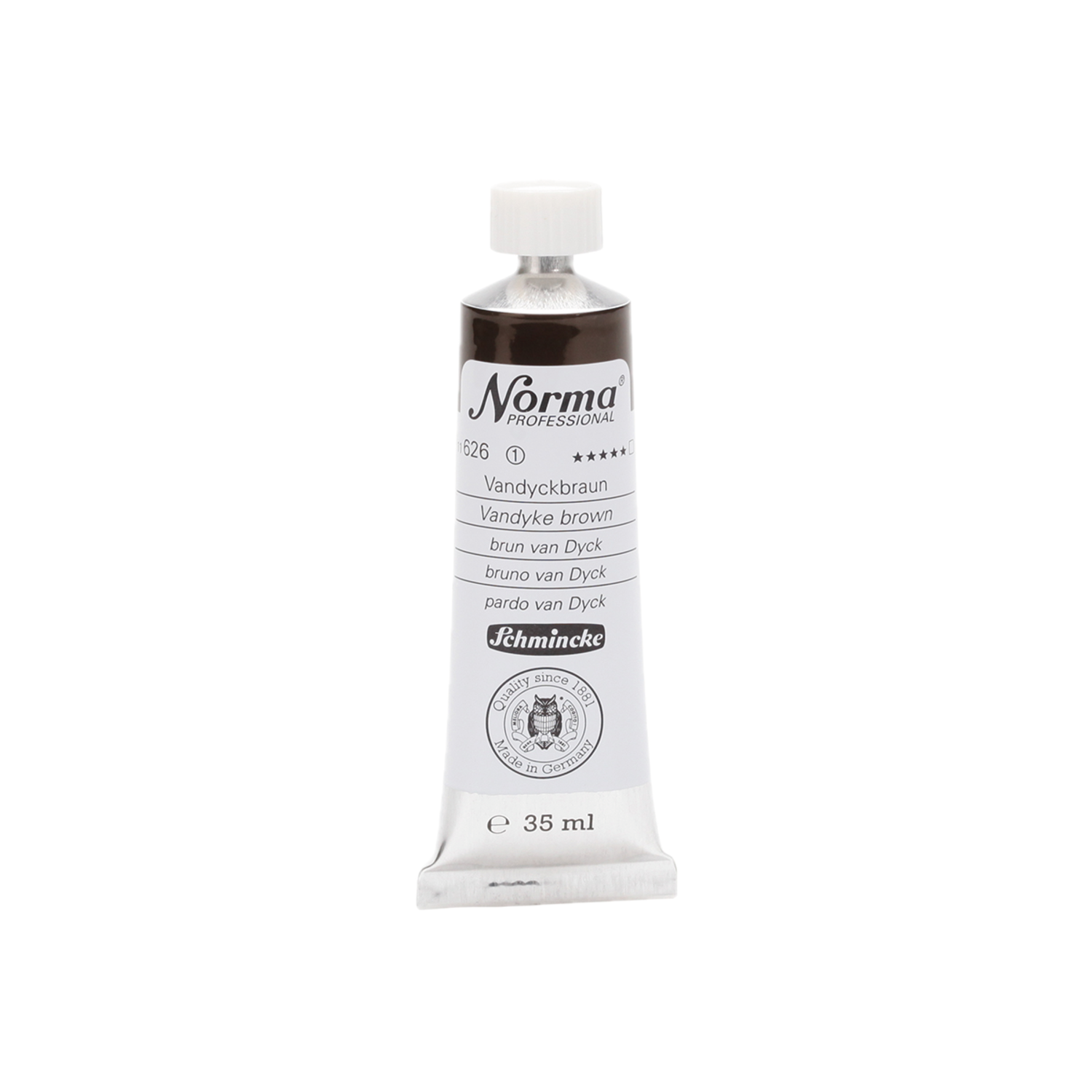 SCHMINCKE NORMA ÖLFARBE  35ML S1 626 VANDYCKBRAUN 3
