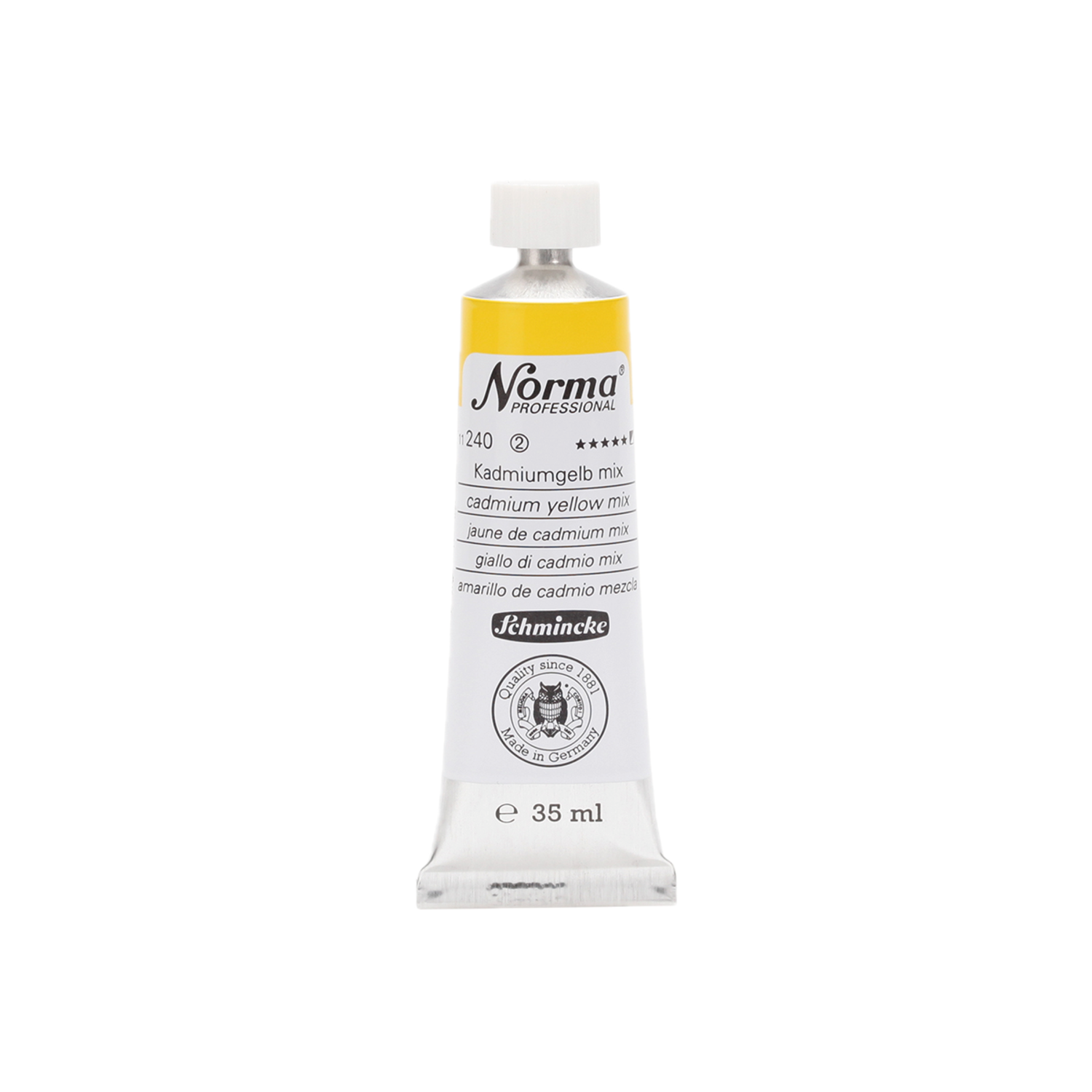 SCHMINCKE NORMA ÖLFARBE 35ML S2 240 KADMIUMGELB MIX 3