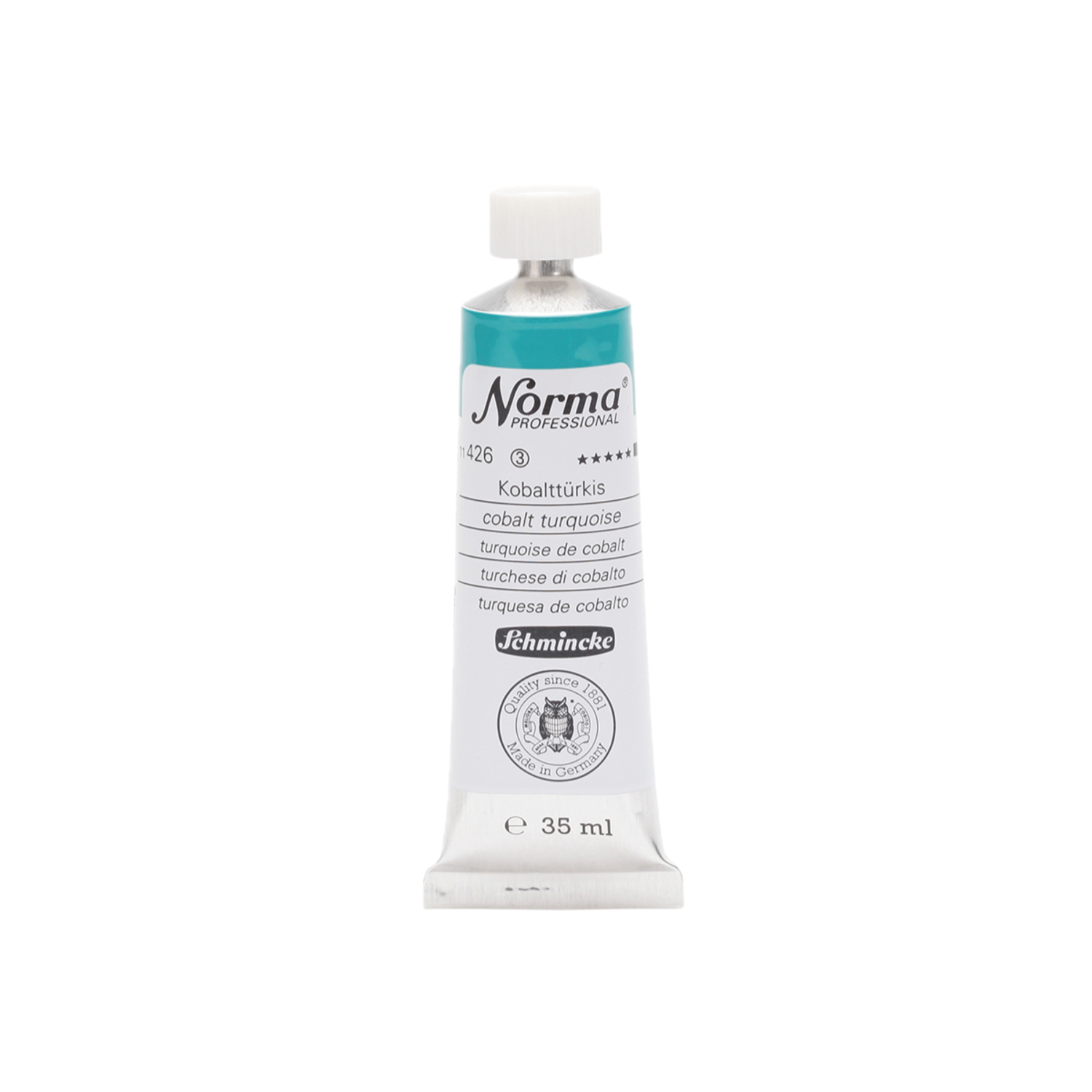 SCHMINCKE NORMA ÖLFARBE 35ML S3 426 KOBALTTÜRKIS 3