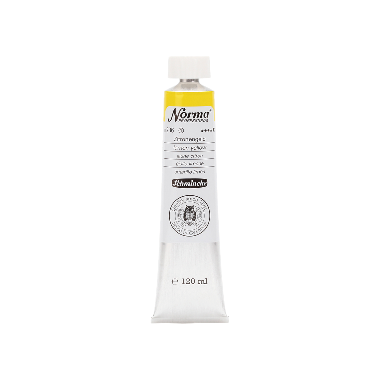 SCHMINCKE NORMA ÃLFARBE 120ML S1 236 ZITRONENGELB 3