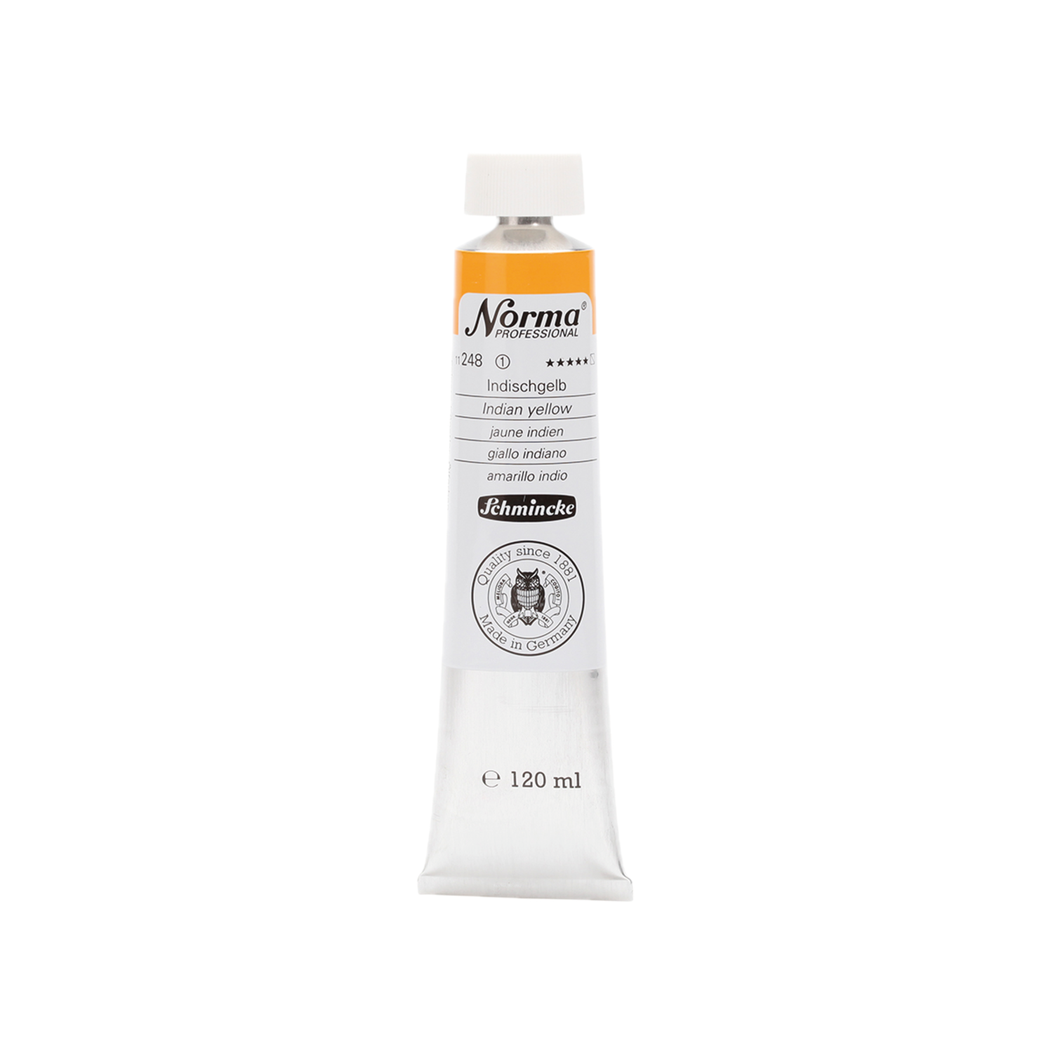 SCHMINCKE NORMA ÖLFARBE 120ML S1 248 INDISCHGELB 3