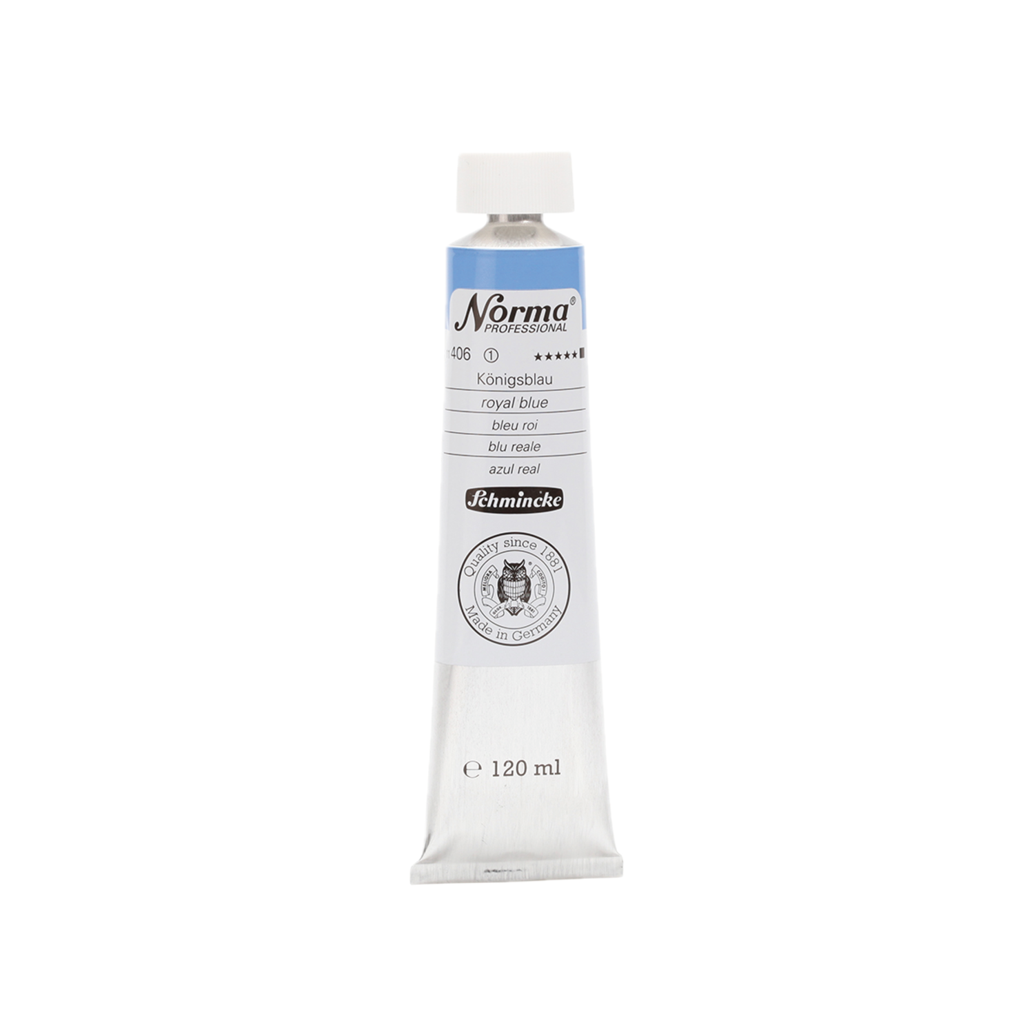 SCHMINCKE NORMA ÖLFARBE 120ML S1 406 KÖNIGSBLAU 3