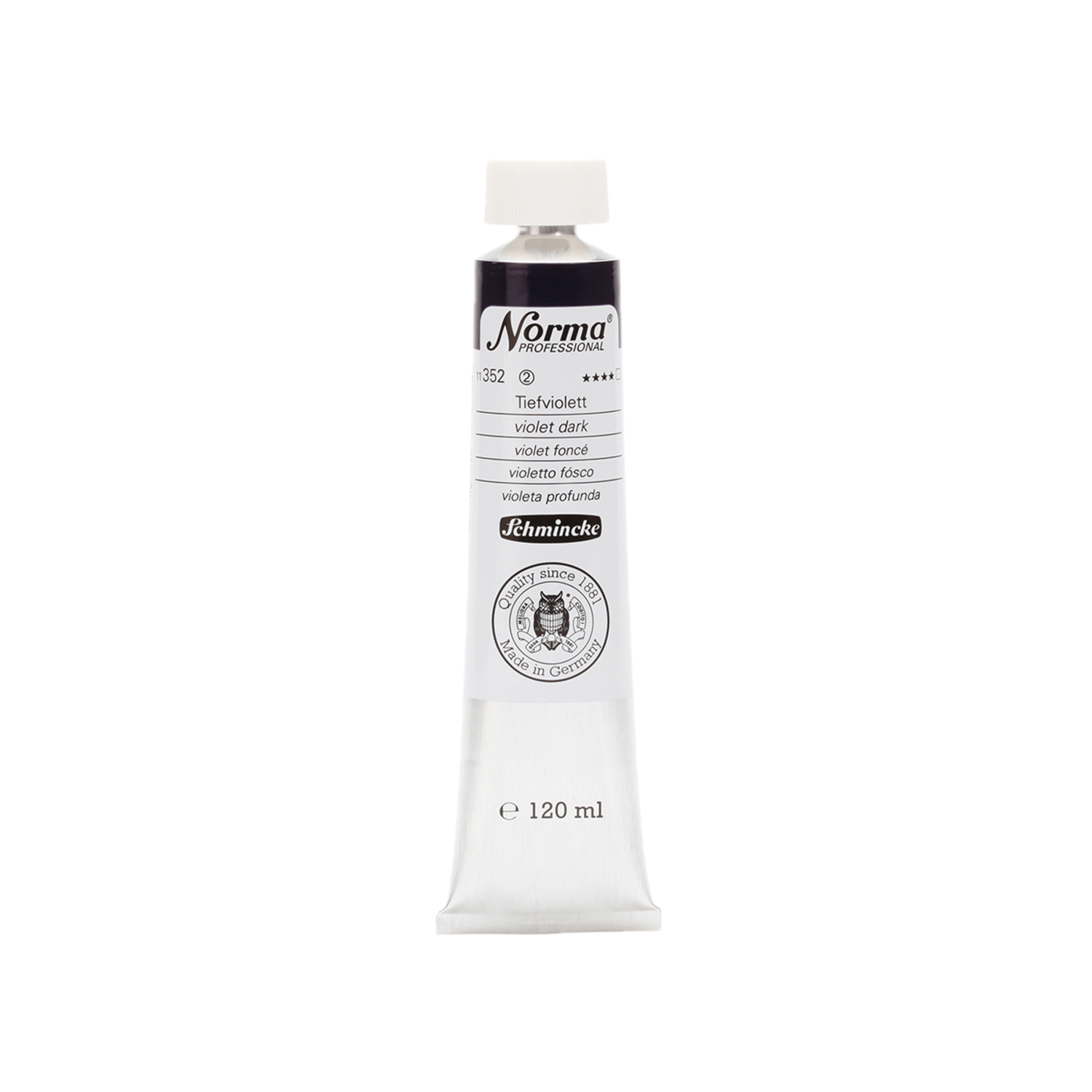 SCHMINCKE NORMA ÖLFARBE 120ML S2 352 TIEFVIOLETT 3