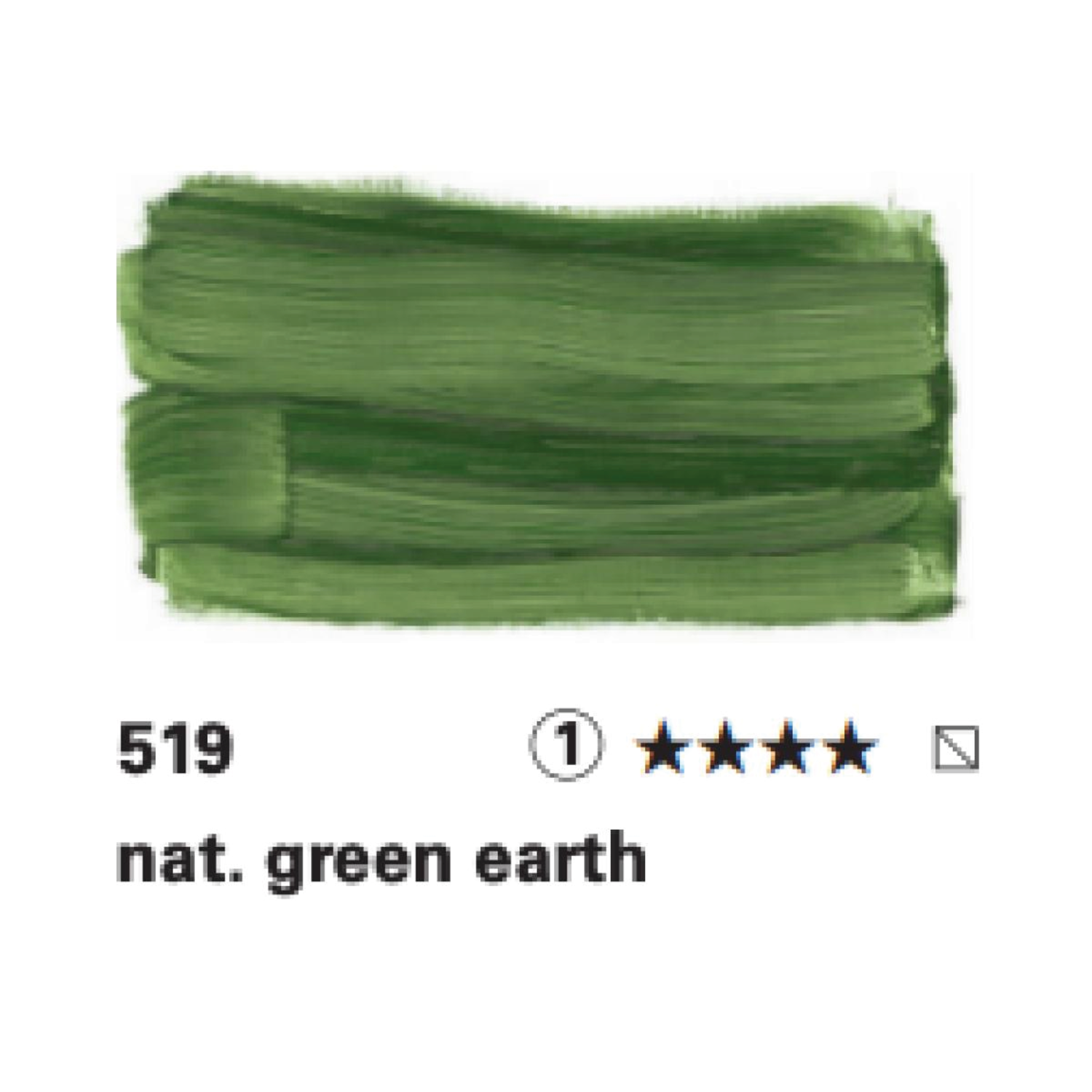 SCHMINCKE NORMA BLUE 120ML S1 519 NATURAL GREEN EARTH 2