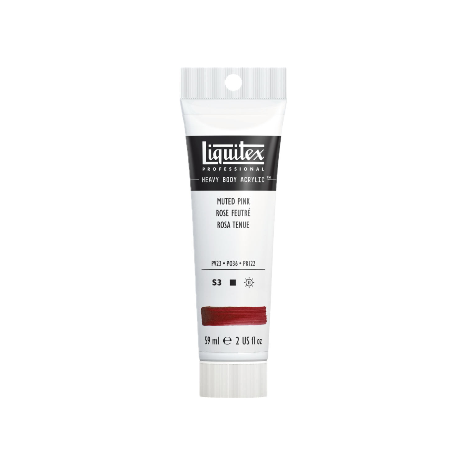 LIQUITEX HEAVY BODY 59 ML 504 GEDÄMPFTES PINK (MUTED COLLECTION) 2