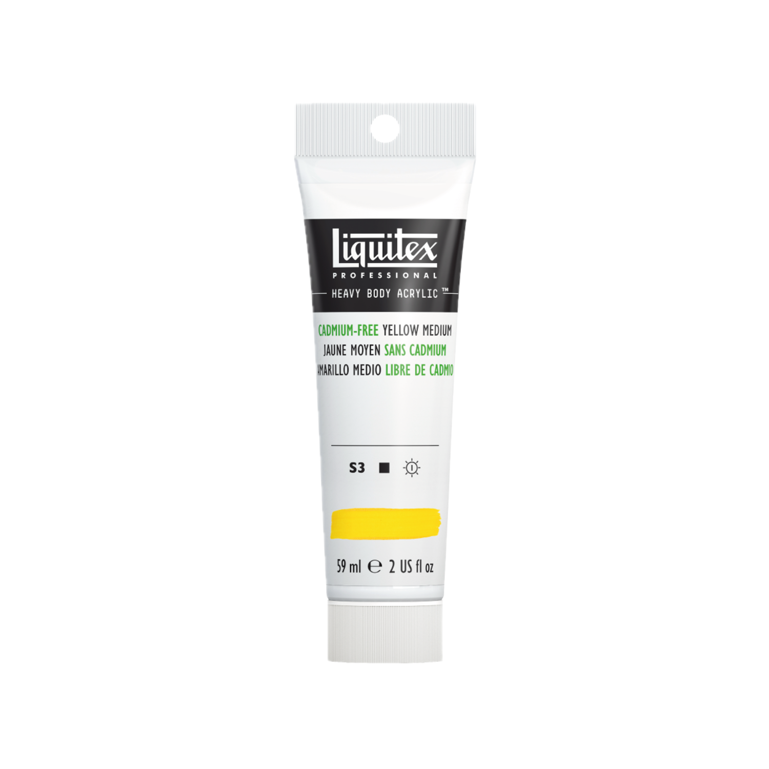 LIQUITEX HEAVY BODY 59ML 890 KADMIUM FREI GELB MITTEL 2