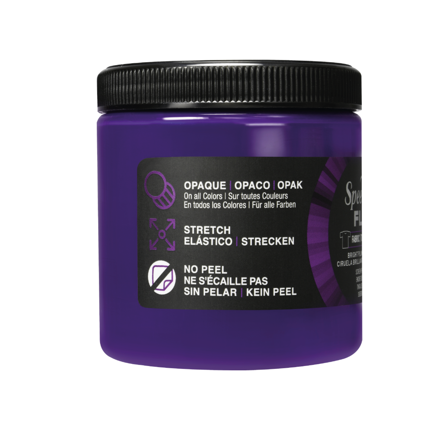 SPEEDBALL FLEX SCREEN PRINTING FABRIC INK 236ML BRIGHT PLUM 3