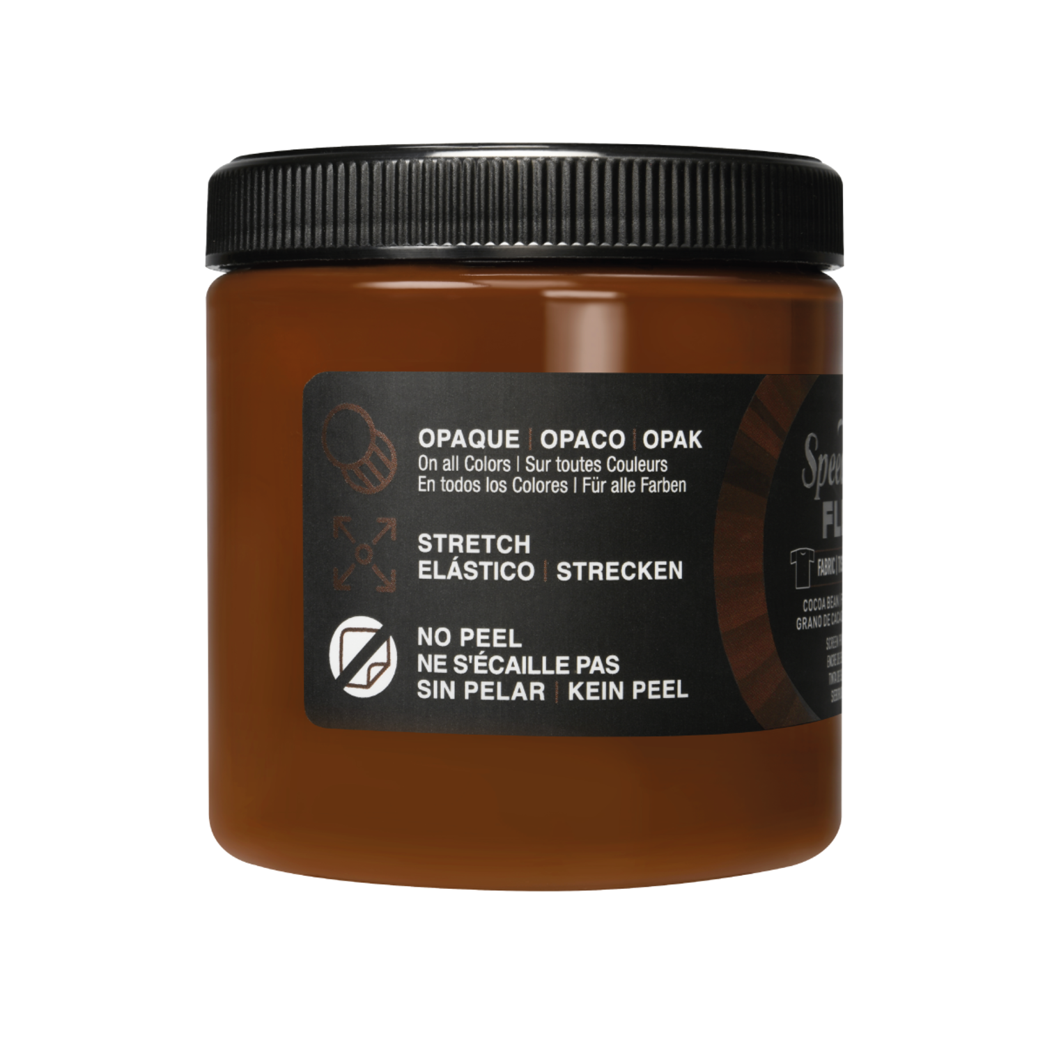 SPEEDBALL FLEX SCREEN PRINTING FABRIC INK 236ML COCOA BEAN 3