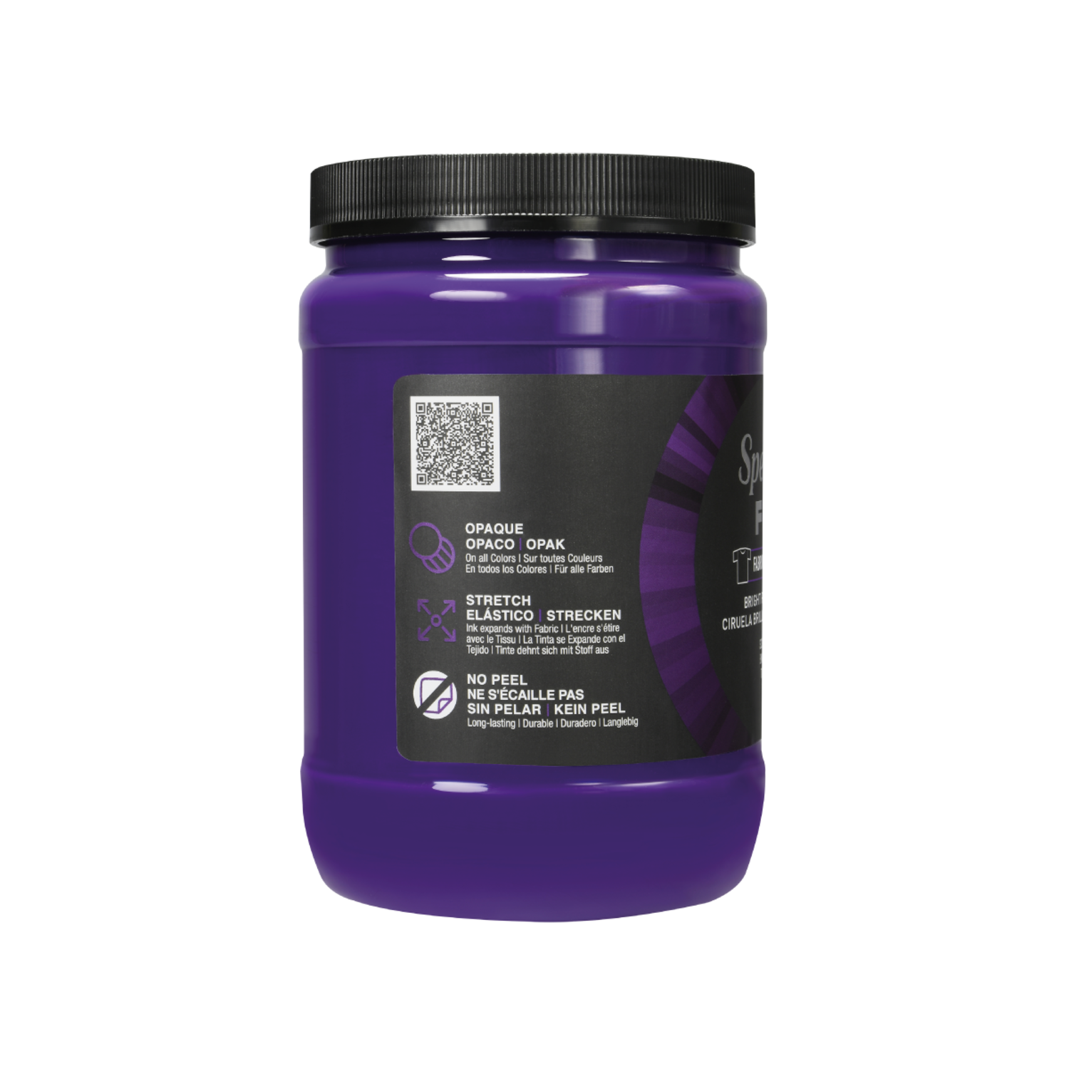 SPEEDBALL FLEX SCREEN PRINTING FABRIC INK 946ML BRIGHT PLUM 3