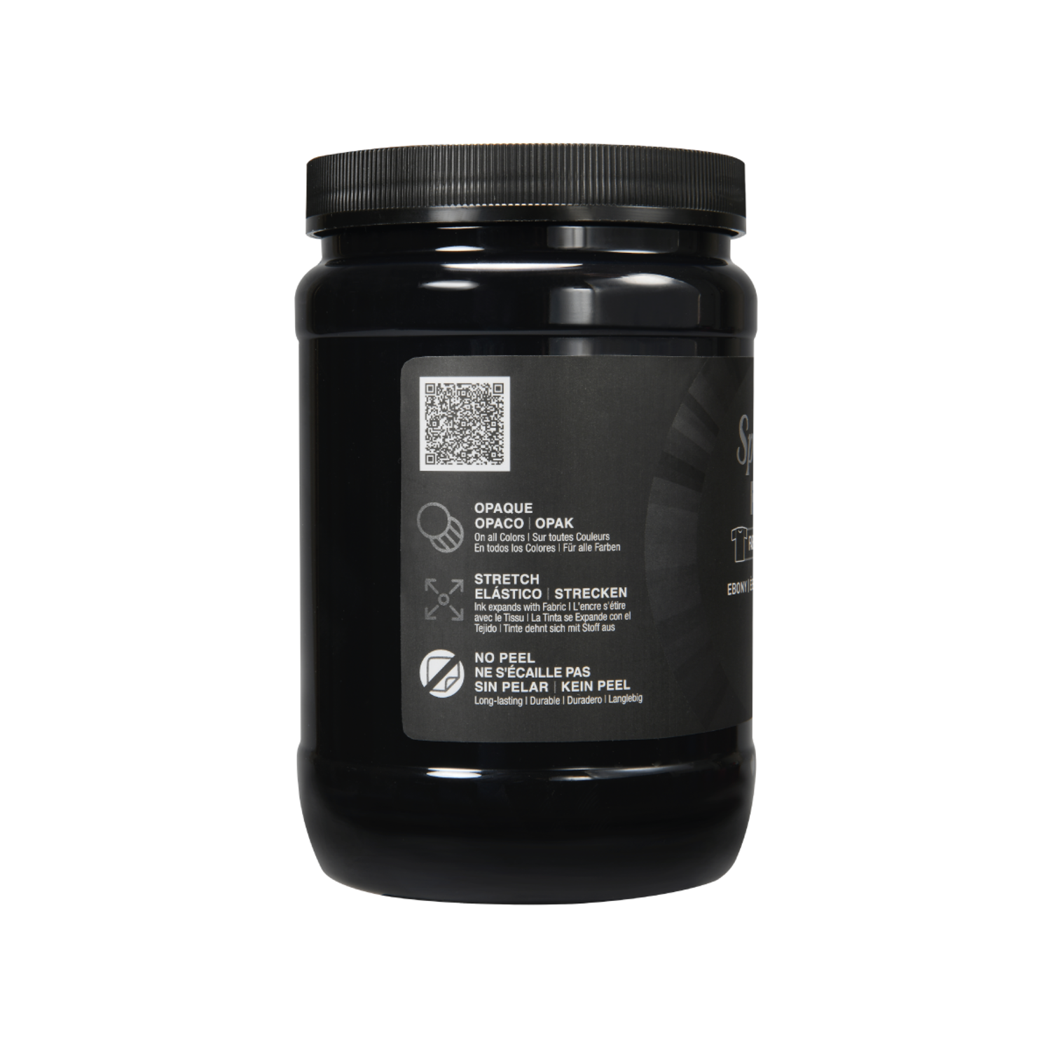 SPEEDBALL FLEX SCREEN PRINTING FABRIC INK 946ML EBONY 3