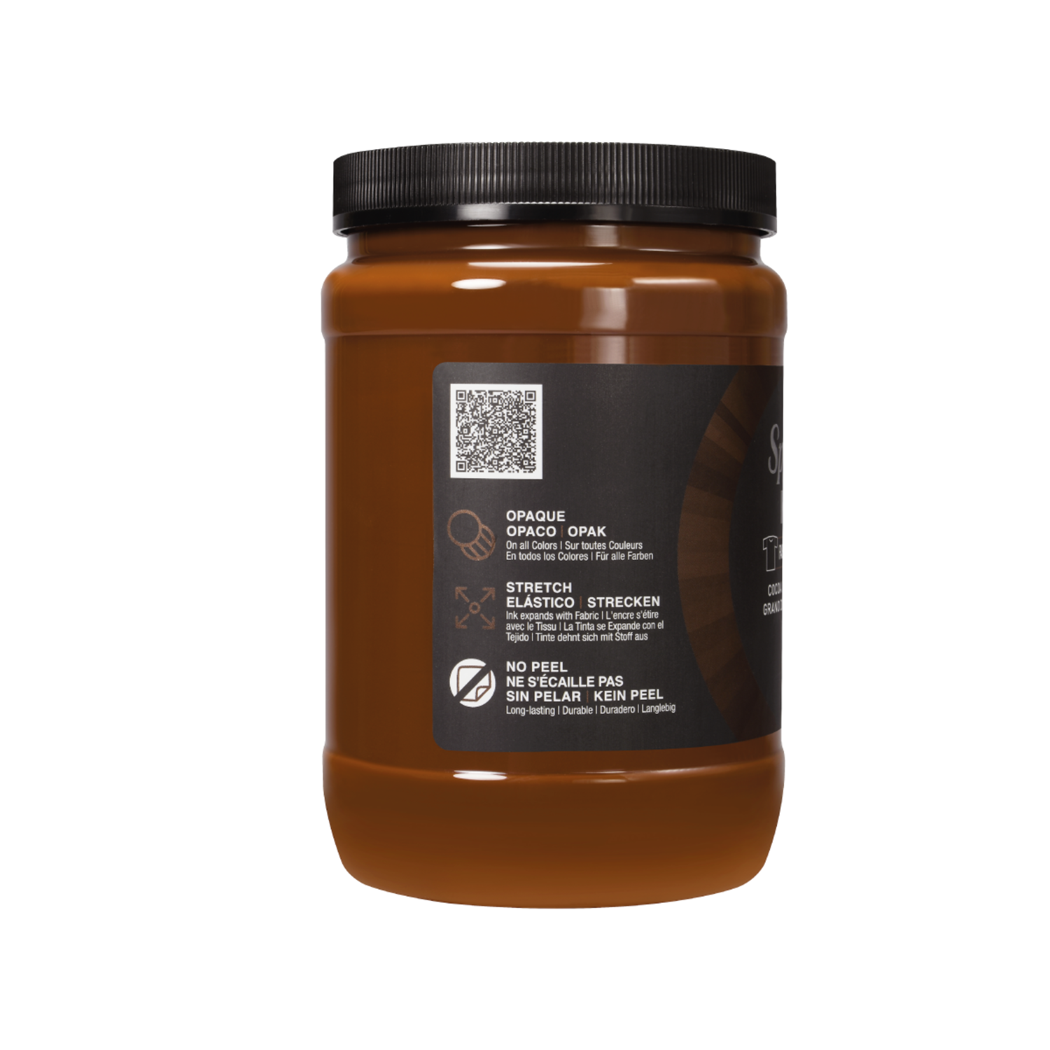 SPEEDBALL FLEX SCREEN PRINTING FABRIC INK 946ML COCOA BEAN 3