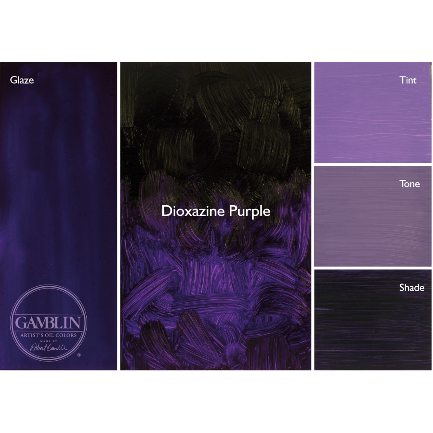 GAMBLIN 37ML DIOXAZINVIOLETT 1260 SERIE 2 2