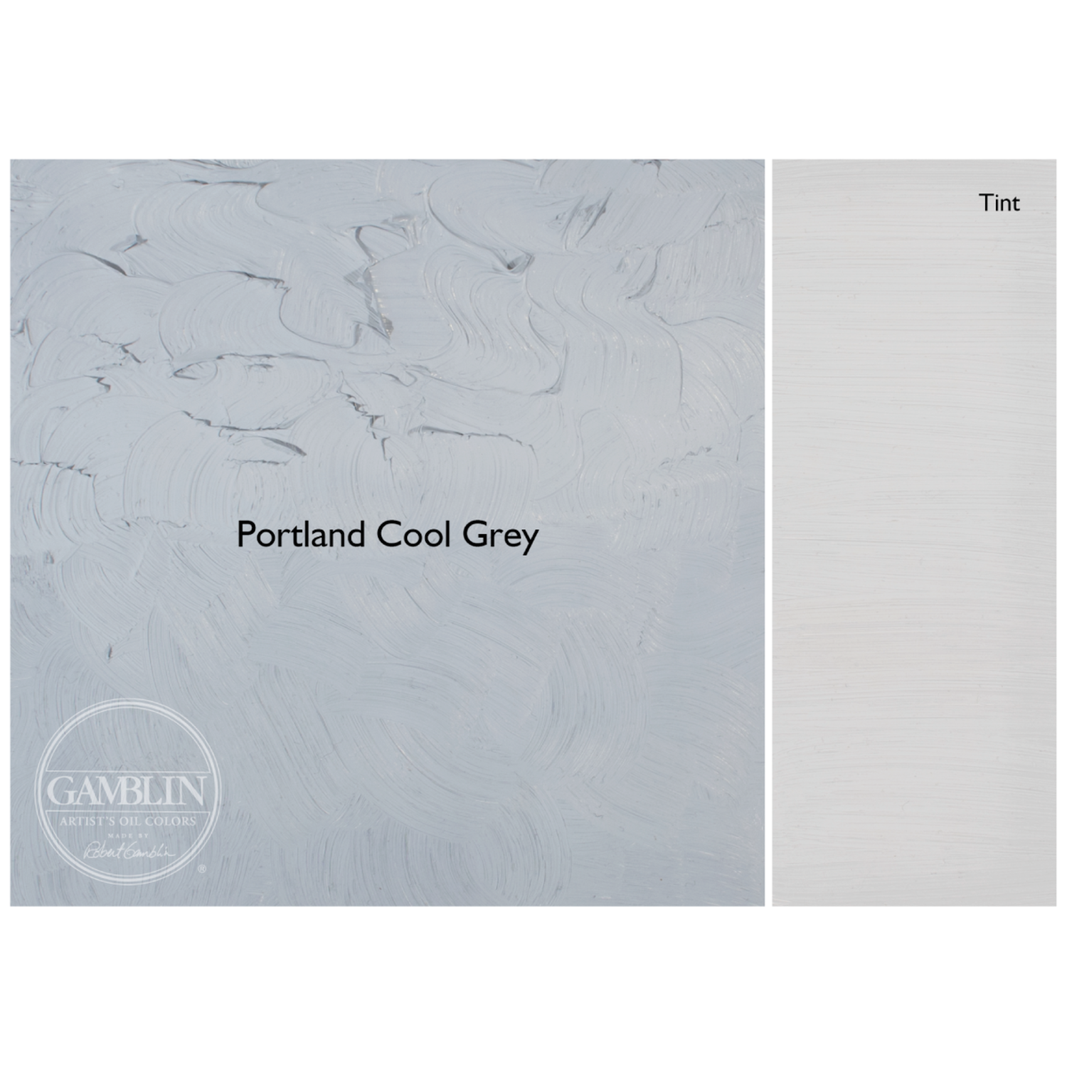GAMBLIN ARTIST OLIEVERF 37ML S2 1554 PORTLAND COOL GREY AG 2
