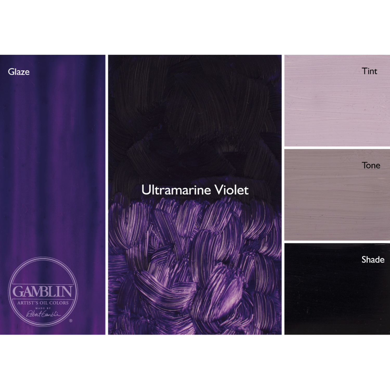 GAMBLIN 37ML ULTRAMARINVIOLETT 1710 SERIE 2 2
